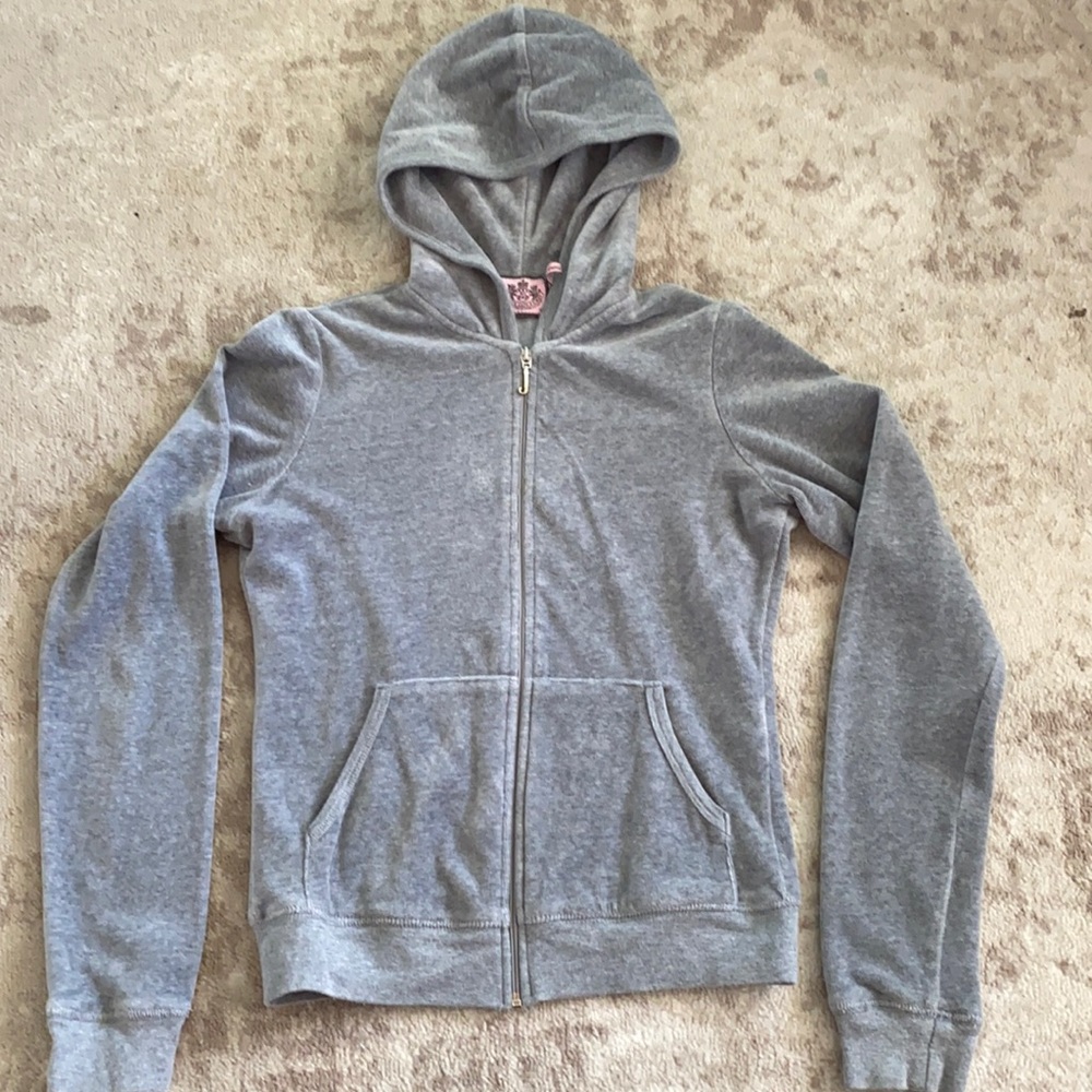 Juicy Couture velvet zippy